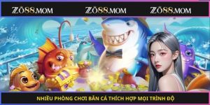 Nhiều phòng chơi bắn cá thích hợp mọi trình độ