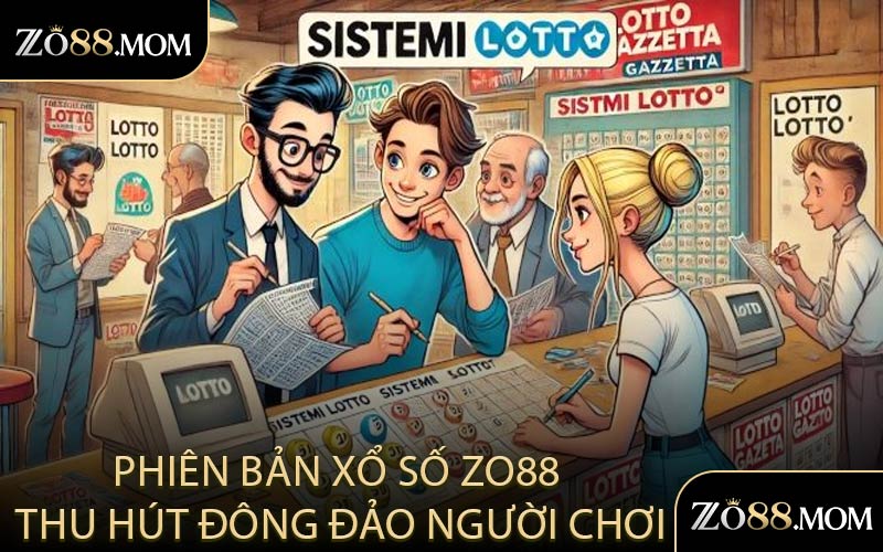 Phiên Bản Xổ Số ZO88 Thu Hút Đông Đảo Người Chơi